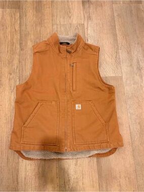 Carhartt Sherpa Lined Duck Vest- Women’s Large